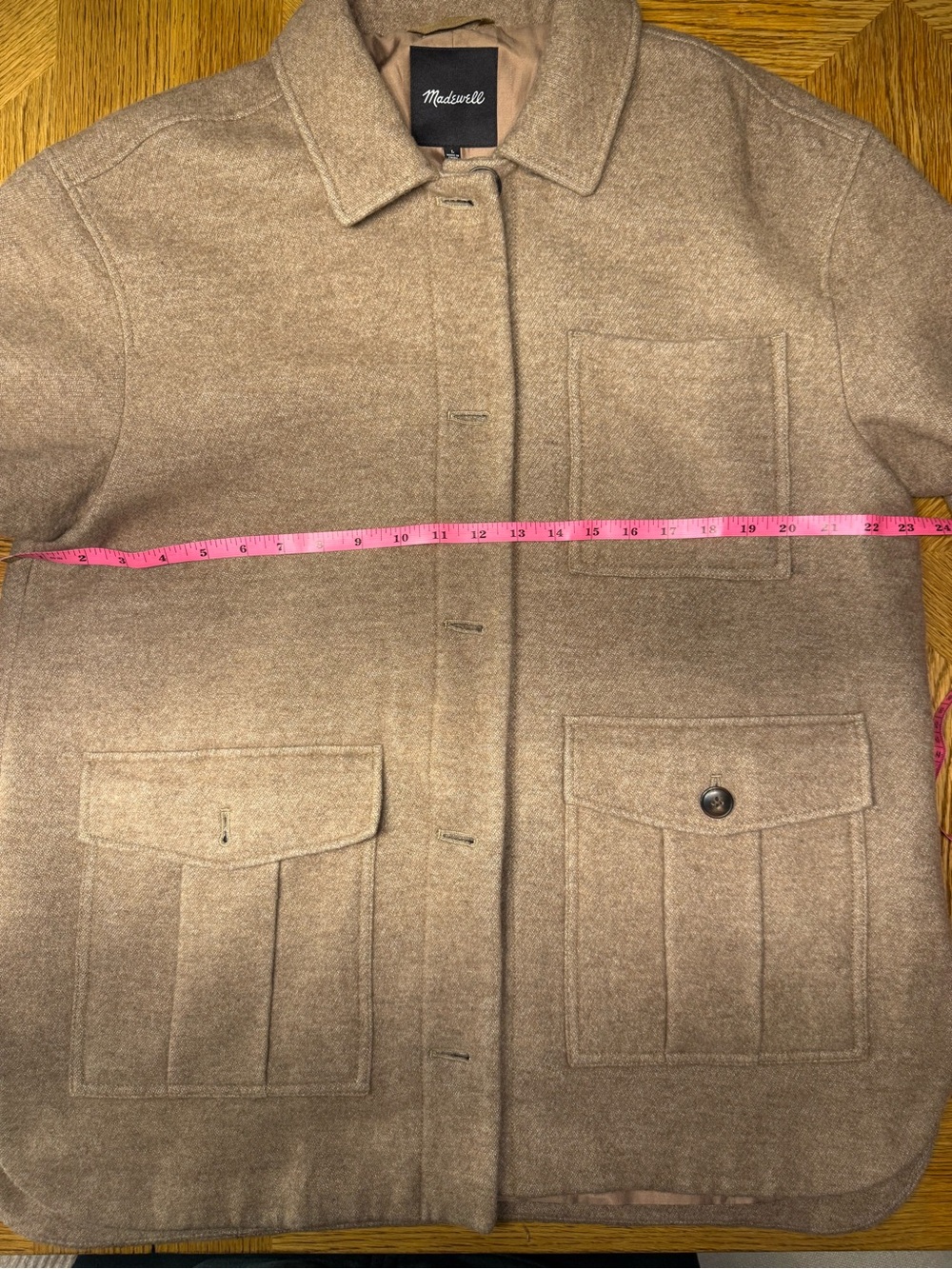 Madewell Relaxed Belrose Coat in Camel - Picture 11 of 12